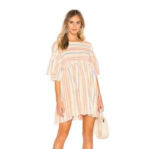 Free People Summer Nights Striped Dress S